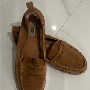 UGG Men's Tan Suede Loafers